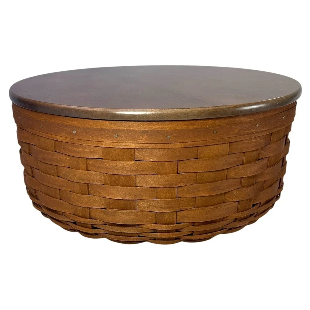 Longaberger‎ ROUND KEEPING Basket 2008 13